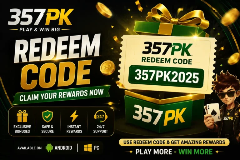 357pk redeem code