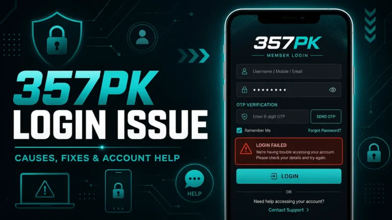 357PK Login Issues